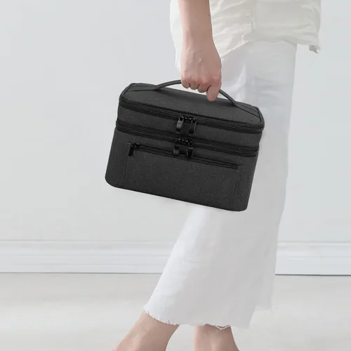 Miniatura 6 de BAFASO Bolsa para extractor de leche (compatible con bomba Medela en estilo) con una almohadilla impermeable para piezas de bomba de carga, funda