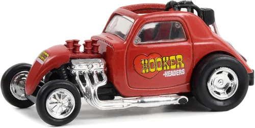 Miniatura 2 de Greenlight 41160E Topo Fuel Altered Dragster Red Running on Empty Series 16 1/64 Diecast Model Car