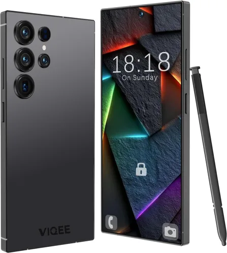 Smartphone Android 8+256GB | Pantalla HD de 6.8 pulgadas, 4500 mAh y cámara de 21+8 MP | Desbloqueado con Dual-SIM, Face ID y OTG - Asequible sin
