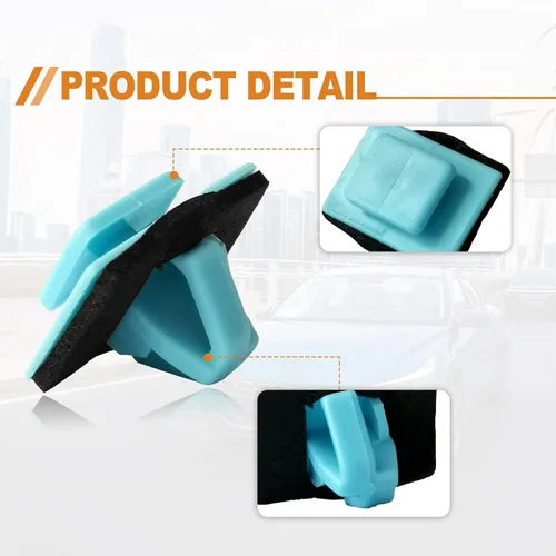 Miniatura 5 de 30 piezas de clip retenedor de moldura de balancín azul compatible con Hyundai Kia Elantra Santa Soul Sportage 87756-1F000