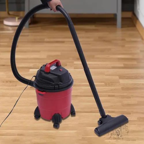 Miniatura 4 de 4Gal Shop Aspiradora húmeda y seca de 1000 W, aspiradora pequeña con filtro, función portátil 3 en 1 para garaje, coche y taller
