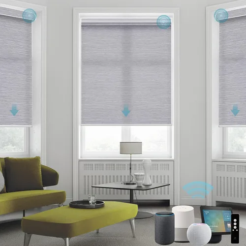 Miniatura 12 de SmartWings Persianas Enrollables Inteligentes Motorizadas con Filtro de Luz, Persianas Eléctricas con Control Remoto para Ventanas Compatibles