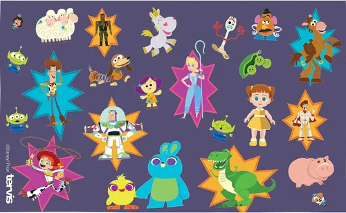 Miniatura 2 de Tervis Disney Pixar - Vaso aislado de doble pared con collage de Toy Story 4 hecho en Estados Unidos, mantiene las bebidas frías y calientes, 10