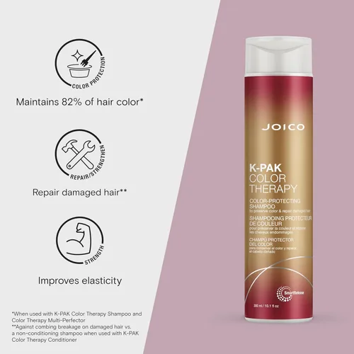 Miniatura 3 de Joico K-PAK Color Therapy Color-Protecting Set For Color-Treated Hair Boost Shine Improve Elasticity Repair Breakage Rebuild Damaged Hair