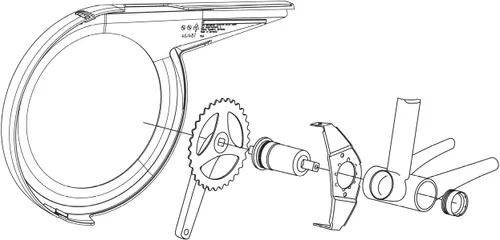 Miniatura 2 de SKS CHAINBOW Kettenschutz para Stadt-/Trekking-/Touren-Fahrrad