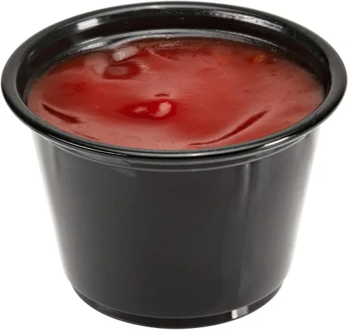 Miniatura 21 de Restaurantware RW Base - Tazas de salsa de 0.8 onzas, 2000 tazas de condimento aptas para microondas, resistentes a las grietas, desechables de Negro