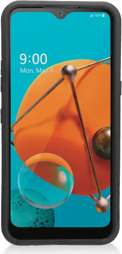 Miniatura 4 de Para LG K51, LG Reflect (LM-K500) - Funda híbrida con soporte de anillo - RS2 Negro