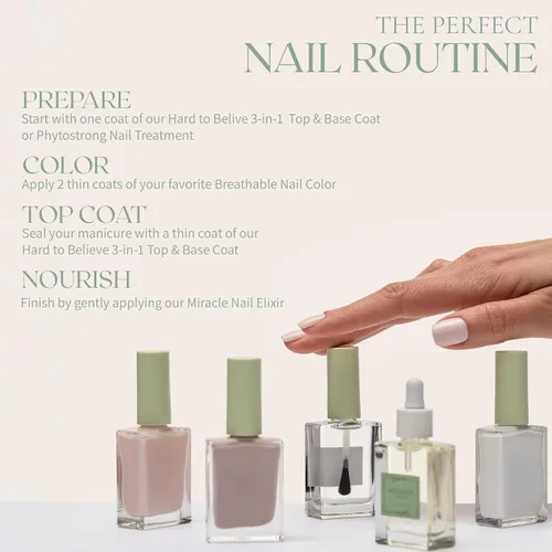 Miniatura 7 de Esmalte de uñas transpirable de alta calidad de larga duración (coral tostado) - Vegano y libre de toxinas
