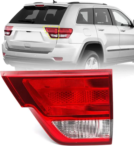 Miniatura 9 de Huray Luz trasera exterior para Jeep Grand Cherokee 2011-2013 reemplazo de lámpara trasera estilo OE lado del pasajero RH (lado del pasajero)