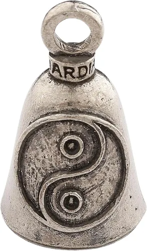 Miniatura 13 de Campana de buena suerte contra el mal de ojo de Guardian Bell con llavero y bolsa de regalo de terciopelo negro Regalo de buena suerte de peltre