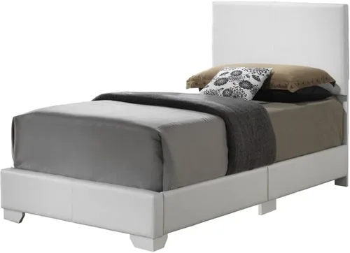 Miniatura 8 de Glory Furniture Cama individual tapizada de piel sintética Aaron en color rosa