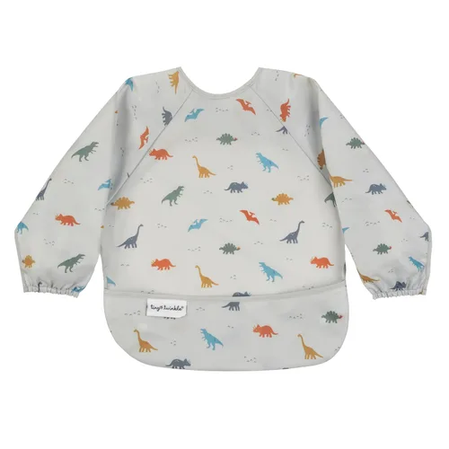 Miniatura 26 de Tiny Twinkle - Babero de manga larga para bebés y niños pequeños Babero impermeable tipo bata para comer Esenciales de alimentación lavables a