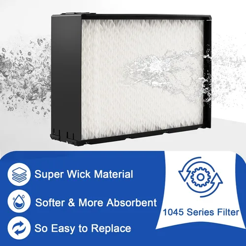 Miniatura 3 de Paquete de 2 humidificadores 1045 Super Wick Filtros compatibles con Essick Air AIRCARE H12300, H12300HB, H12400, H12400HB, H12600, H12600, H12001