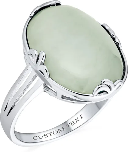 Miniatura 4 de Personalize Western Boho Vintage Style Fleur Dis Lis - Anillo de plata de ley 925 oxidado personalizable con diseño de filigrana de piedras