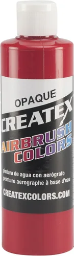 Createx Pintura de colores para aerógrafo, 8 onzas, rojo opaco