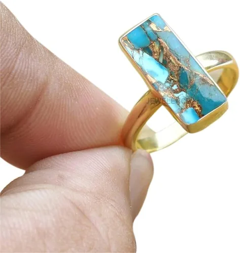 Miniatura 65 de Anillo de plata de ley maciza superpuesta de oro amarillo de 18 quilates para mujer, anillo de compromiso de plata esterlina, juego de bisel