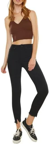 Kancan KC8604BBK - Jeans ajustados de tiro alto