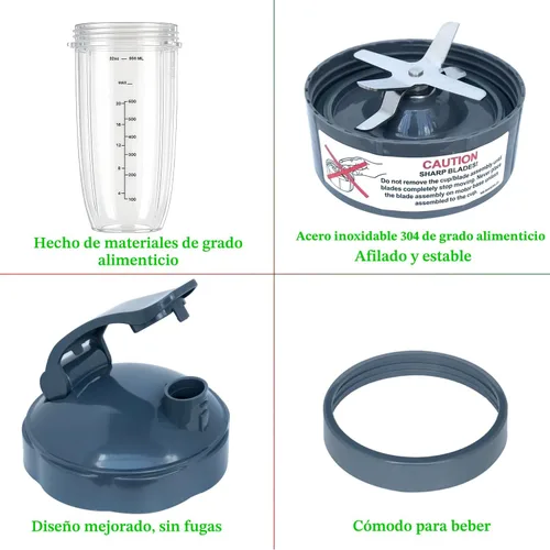 Miniatura 6 de [ACTUALIZACIÓN] Piezas de repuesto para licuadora NutriBullet 600w 900w Blender