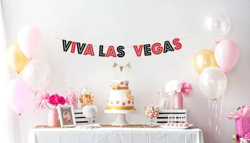 Miniatura 2 de Viva Las Vegas - Cartel con purpurina roja y negra preencordada, decoraciones de despedida de soltera para ella, suministros de fiesta, recuerdos