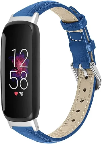 Miniatura 4 de Band Compatible with Fitbit Inspire 3 Bands Replacement Genuine Leather Wristband Quick Release Straps Watch Bands for Fitbit Inspire 3 Smartwatch