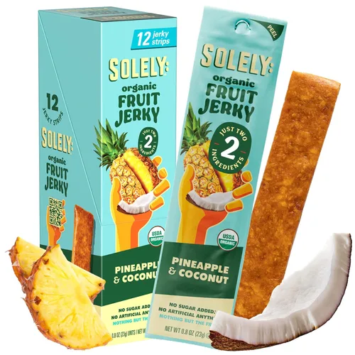 Miniatura 17 de Solely - Charqui de frutas orgánicas Un ingrediente Vegano Sin OGM Sin gluten Sin agregado de azúcar