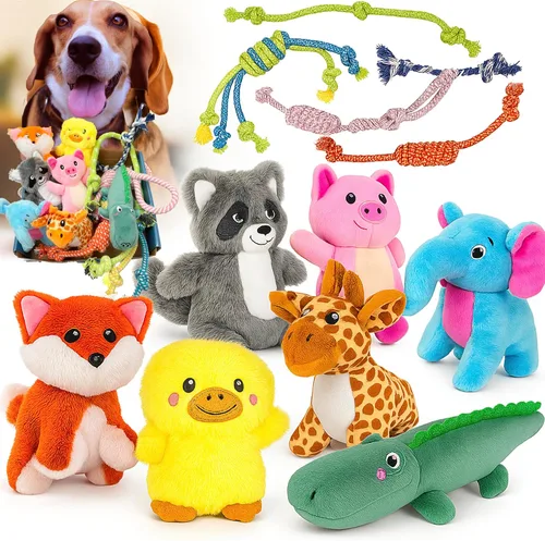 Miniatura 10 de Jalousie - Paquete múltiple de juguetes chirriantes para perros, paquete a granel, juguete para cachorros - Juguetes para cachorros para mascotas
