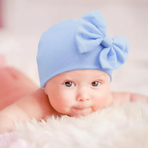 Miniatura 2 de DRESHOW BQUBO - Gorros de hospital para recién nacido, gorro de algodón para bebés de 0-66-24 meses