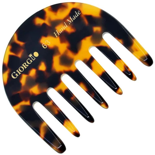 Giorgio G63 - Peine desenredante de dientes anchos, peine de bolsillo y viaje para cabello grueso, desenredante de cabello para el cuidado diario