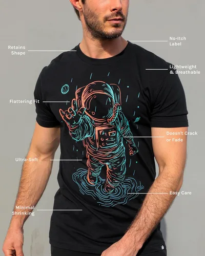 Miniatura 3 de INTO THE AM Camisetas gráficas para hombres S a 4XL Camiseta estampada de manga corta para chicos, adolescentes, diseños artísticos únicos y geniales