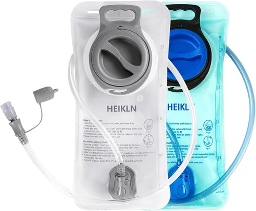 HEIKLN Bolsa de hidratación de 1.5L-2L-3L, depósito de agua a prueba de fugas, sin BPA, bolsa de almacenamiento de agua militar, bolsa de 2L