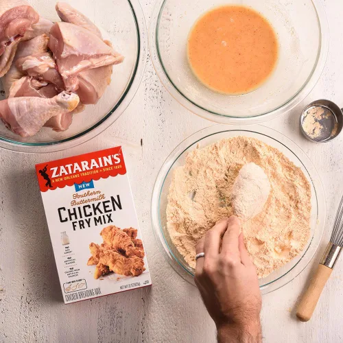 Miniatura 6 de Zatarain's Mezcla para freír pollo con suero de mantequilla sureño, 9 oz