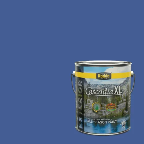 Miniatura 50 de Rodda Paint CASCADIA XL - Pintura satinada e imprimación para exteriores en uno, cuarto de galón, ancla