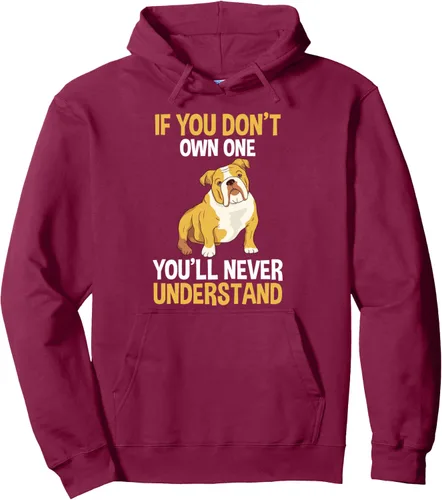 Miniatura 9 de Sudadera con capucha para perro Bulldog inglés, Negro