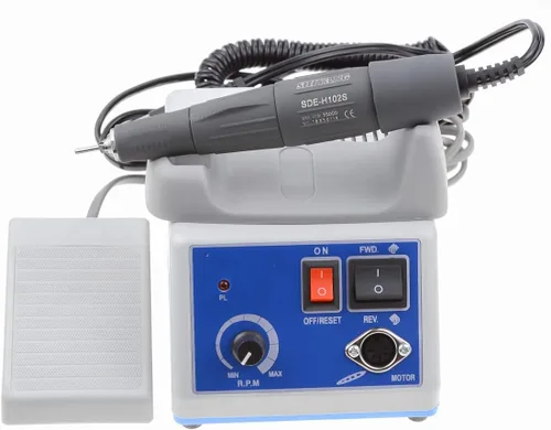 Miniatura 2 de máquina micro del motor del micromotor de 35K RPM para el laboratorio, joyería, cerámica, silicona, cristalería, tallado en madera, Artware