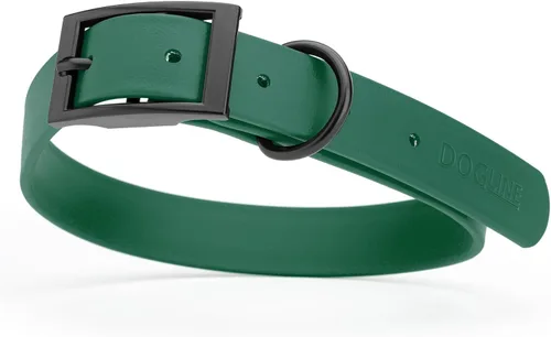 Miniatura 71 de Dogline Biothane - Collar impermeable para perro con hebilla de liberación rápida, resistente cincha de nailon recubierta con resistente y a prueba