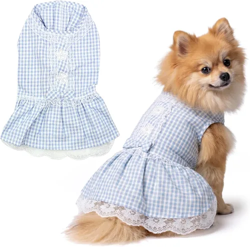 Miniatura 134 de Parisian Pet Chambray - Vestido para perro - Ligero sin mangas para perro, niña, talla XS Chambray en general