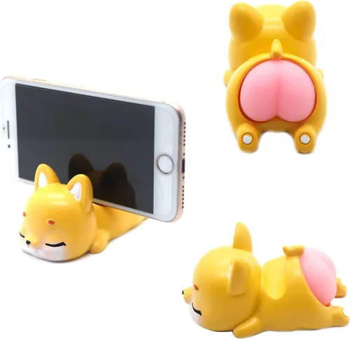 Miniatura 13 de Lindo animal dinosaurio teléfono celular titular, pequeño escritorio teléfono soporte soporte para iPhone Android Samsung Galaxy Note Aaurio
