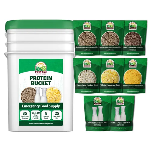 Miniatura 11 de Kit de suministro de alimentos a largo plazo de 180 días 2,100 porciones, +75g de proteína diaria y +1,800 calorías por día Alimentos