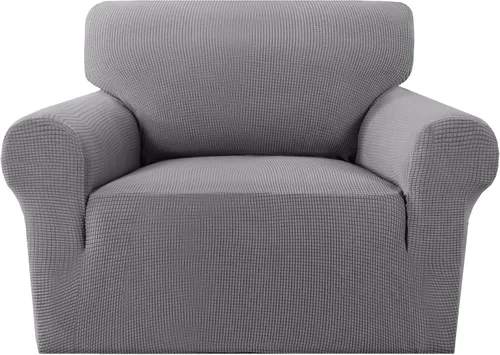Miniatura 38 de MeilleMaison Funda elástica para silla reclinable, funda para sofá de 1 pieza con parte inferior elástica, lavable, protector de muebles Negro