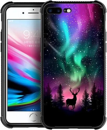 Miniatura 13 de CARLOCA Funda compatible con iPhone 8, diseño gráfico de Airplane Sunrise para iPhone 7, diseño gráfico, a prueba de golpes, antiarañazos