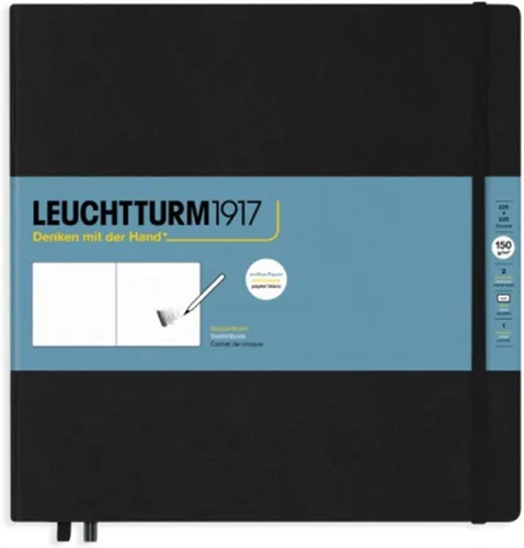 Miniatura 17 de Leuchtturm1917 - Cuaderno mediano de tapa dura para bocetos (negro) - 112 páginas de papel de 150 g/m²