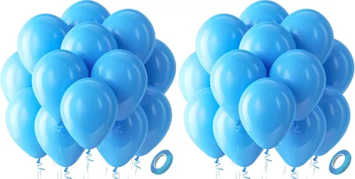Miniatura 135 de Bezente Globos de látex cromados metálicos plateados, paquete de 100 globos de helio redondos plateados de 12 pulgadas para Año Nuevo, boda