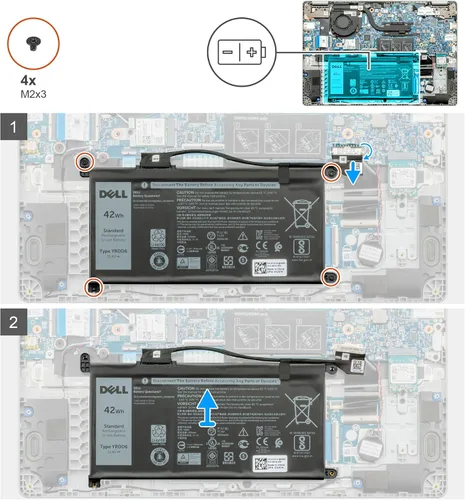 Miniatura 4 de DELL YRDD6 - Batería de 3 celdas para Dell Inspiron 3493 3582 3583 3584 3593 3793 5480 5482 5485 5488 5491 5493 5585 5590 5591 5593 5594 5598