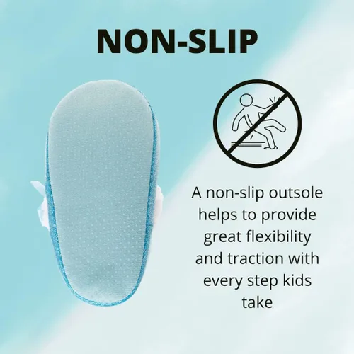 Miniatura 5 de Disney Frozen Elsa and Anna Girls Slippers - Plush Non-Slip Comfy Fluffy Lightweight Warm Comfort Soft Aline Indoor House Slippers