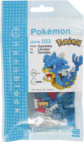 Miniatura 2 de Nanoblock - Pokémon - Gyarados, kit de construcción de la serie Pokémon