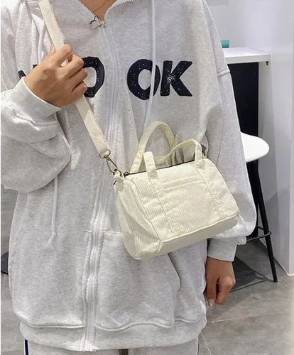 Miniatura 2 de Bolsos cruzados para mujer, bolsos de pana estilo hobo para el hombro, bolsos cruzados, carteras, bolso pequeño 2023