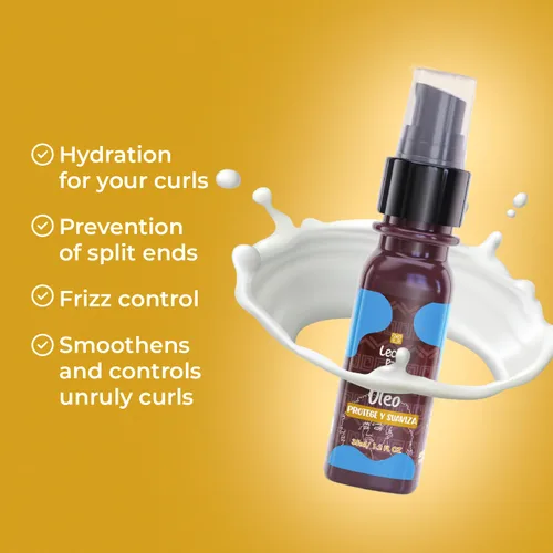 Miniatura 4 de Leche Pal Pelo Rizado y ondulado - Aceite nutritivo Oleo para cabello y cuero cabelludo para cabello ondulado y encrespado - Restaura las puntas
