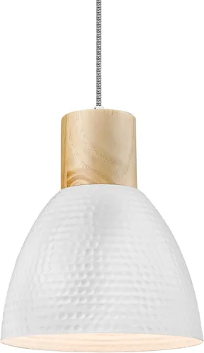 Miniatura 16 de ELYONA Lámparas colgantes martilladas para isla de cocina, lámparas colgantes pequeñas de madera maciza de 7 pulgadas, lámpara colgante de metal