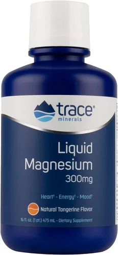 Trace Minerals Gotas de suplemento de magnesio líquido LQM01 de 300 mg – Suplemento mineral de magnesio vegano sin gluten para apoyo diario de salud