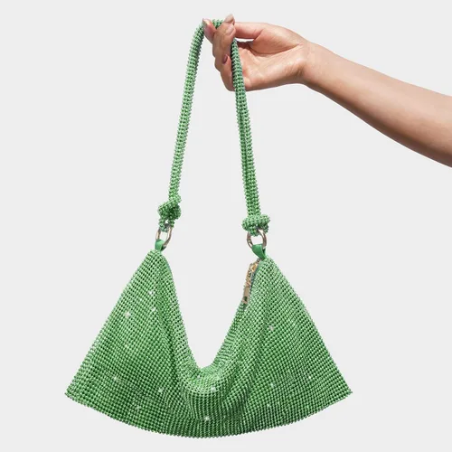 Miniatura 2 de SWEETV Bolso de noche para mujer, bolso de mano con diamantes de imitación para formalbodacóctelbaile de graduaciónfiestaclub, bolsas Hobo